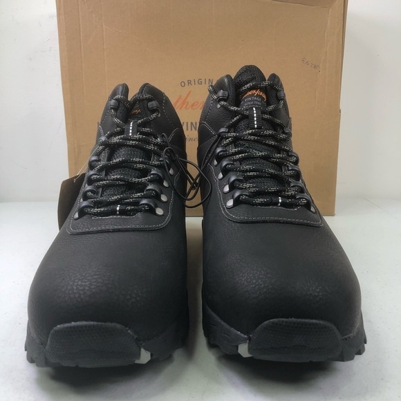 Weatherproof Jason Black Lace Up Hiking Boots - Picture 4 of 9